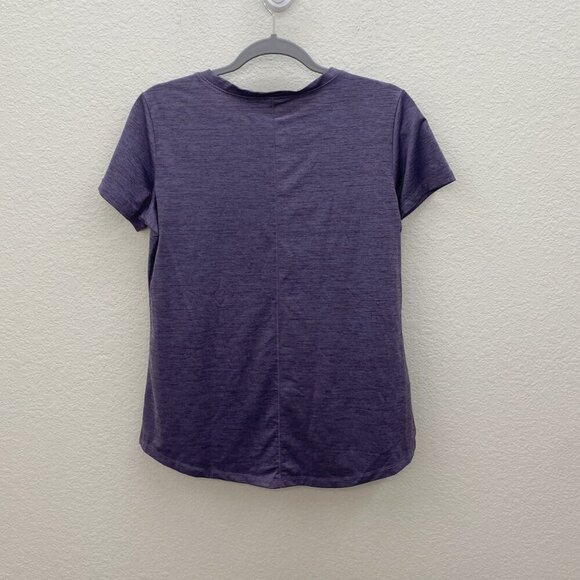 Eddie Bauer Heather Purple Short Sleeve Performance Shirt Womens size Small - Picture 4 of 4